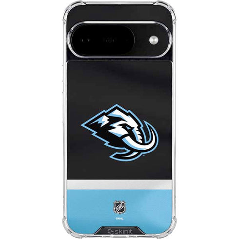NHL Utah Mammoth Striped Jersey Google Pixel 10 Clear Case